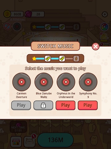 Meowlody iPad screenshot