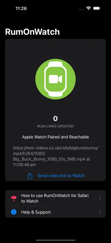 RumOnWrist - Videos On Watch screenshot 1