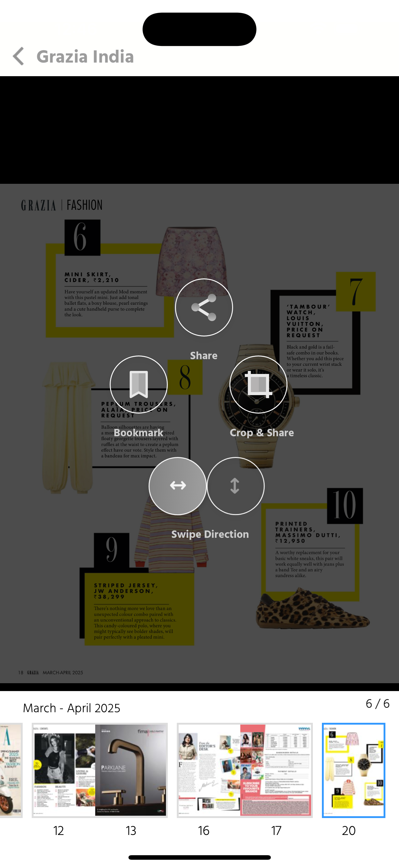 Grazia India screenshot 3