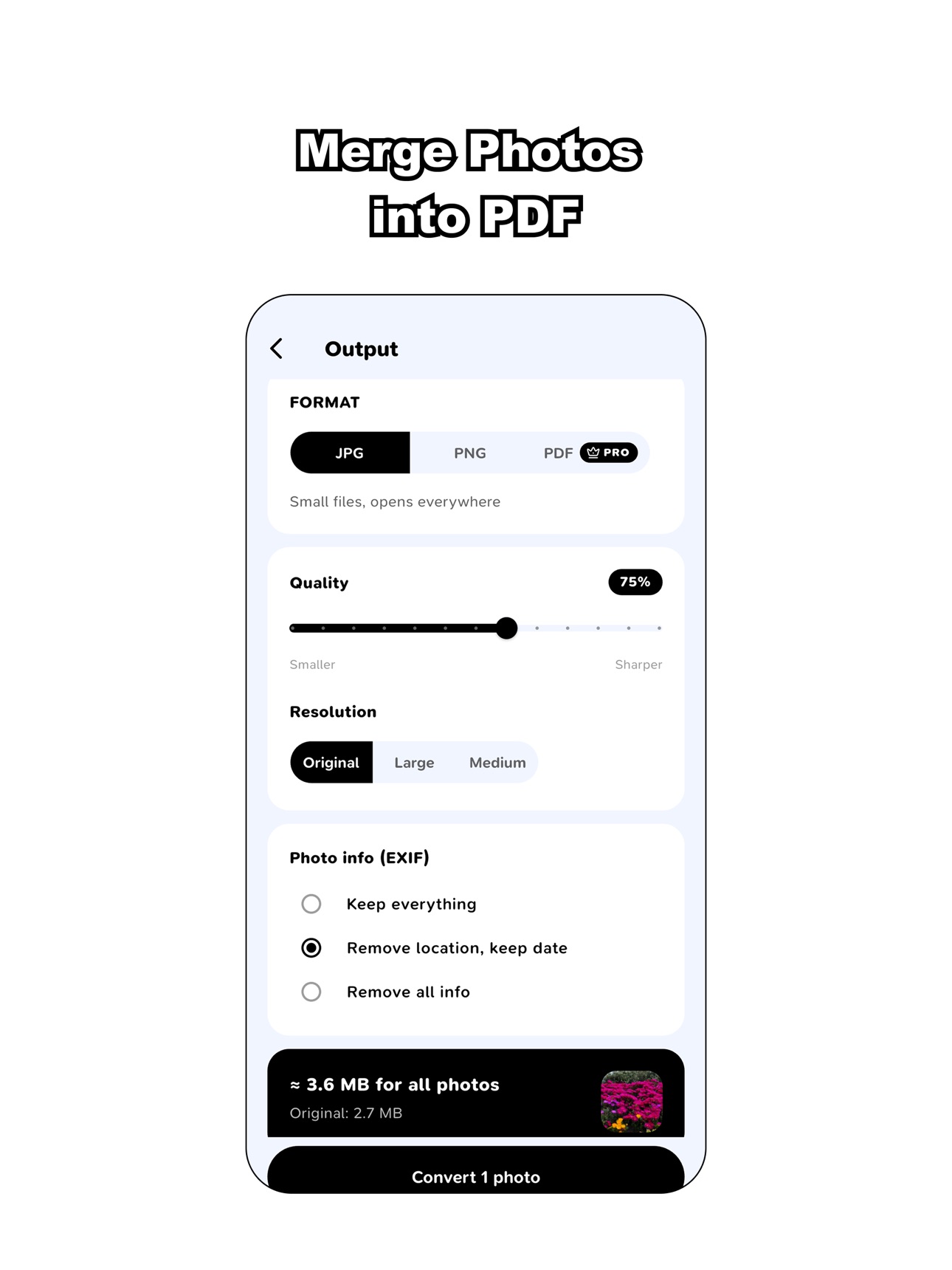 Screenshot 5 of HEIC to JPG and PDF Convert