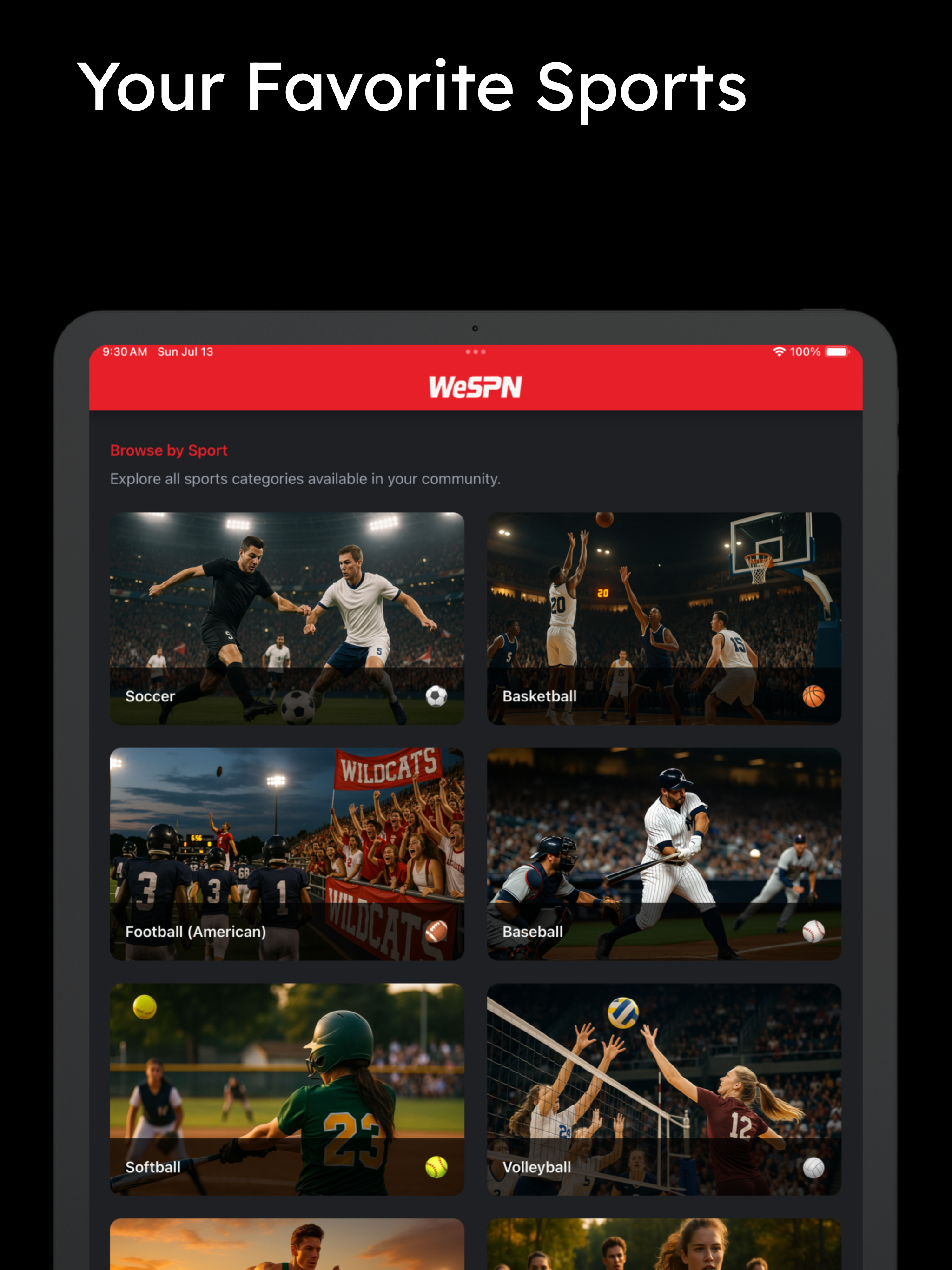 We Sports Network screenshot 10