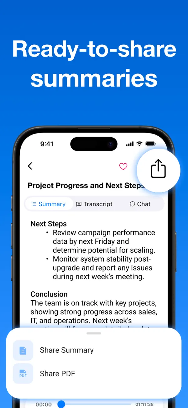 Summary - AI Note Taker screenshot 5