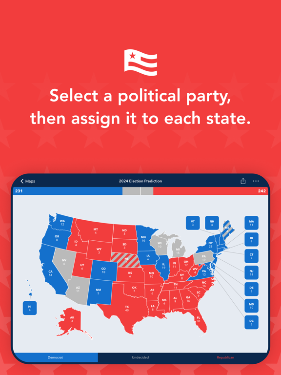 Screenshot #6 pour Electoral Map Maker 2024