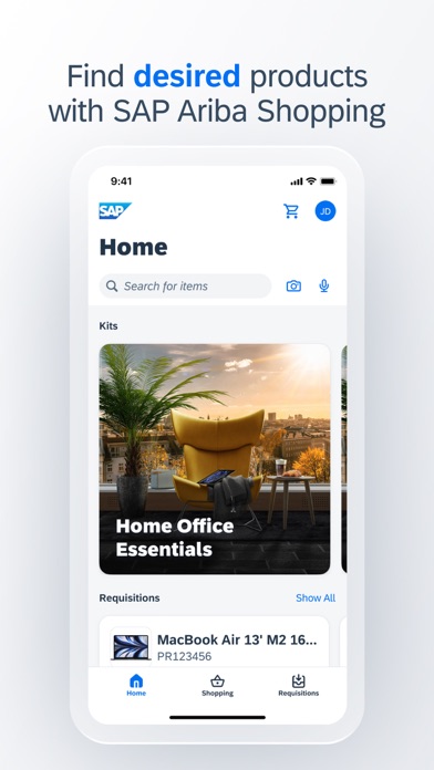 SAP Ariba Shopping Screenshot