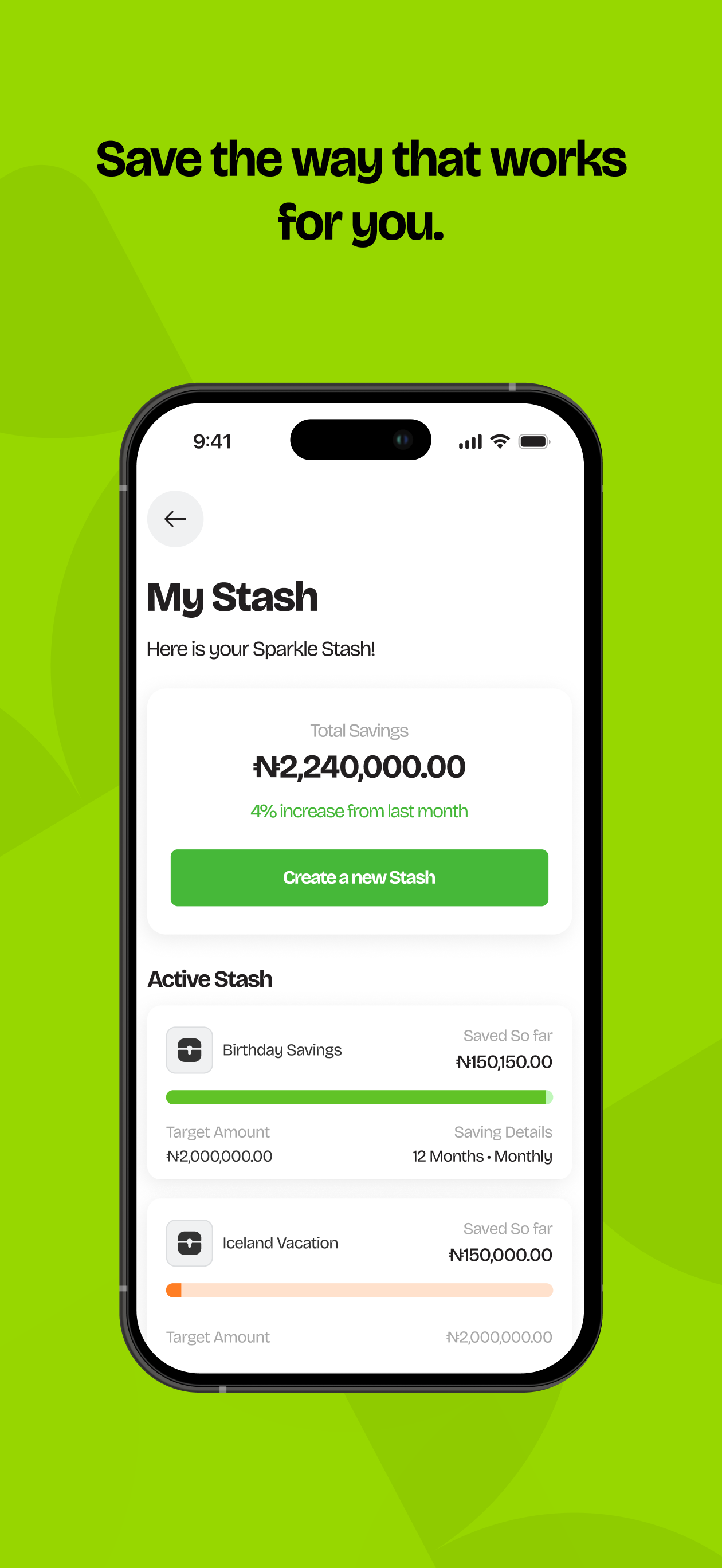 Sparkle – A Lifestyle Bank screenshot 8