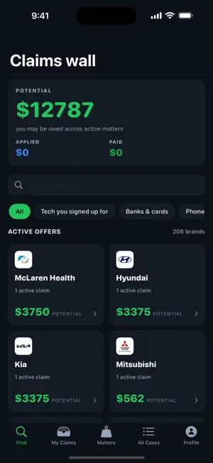 Claimscout: Class Actions screenshot 2