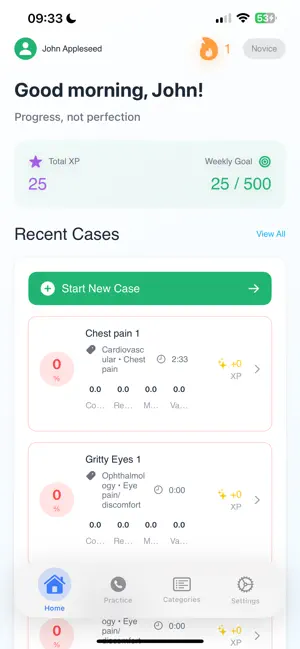 CliniSim screenshot 1