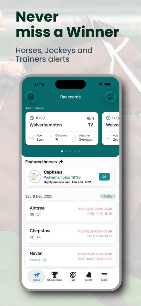 Horse Racing Tracker - Winner - App de Deportes | MWM