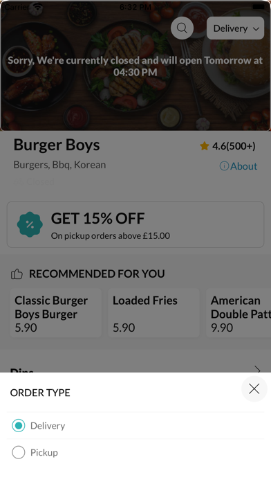 Burger Boys. Screenshot