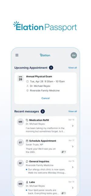 Elation Passport for Patients screenshot 1