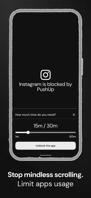 PushUp: Screen Time & Fitness screenshot 2