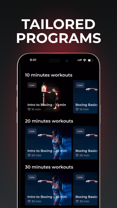 BOXR Boxing Workout & Training Screenshot