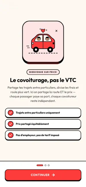 Price Covoit screenshot 2