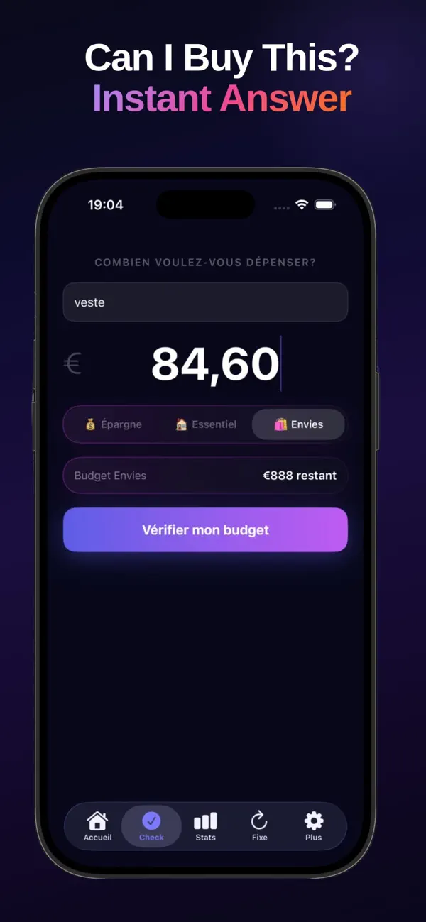 Screenshot #2 pour Can I Buy?  Budget Tracker