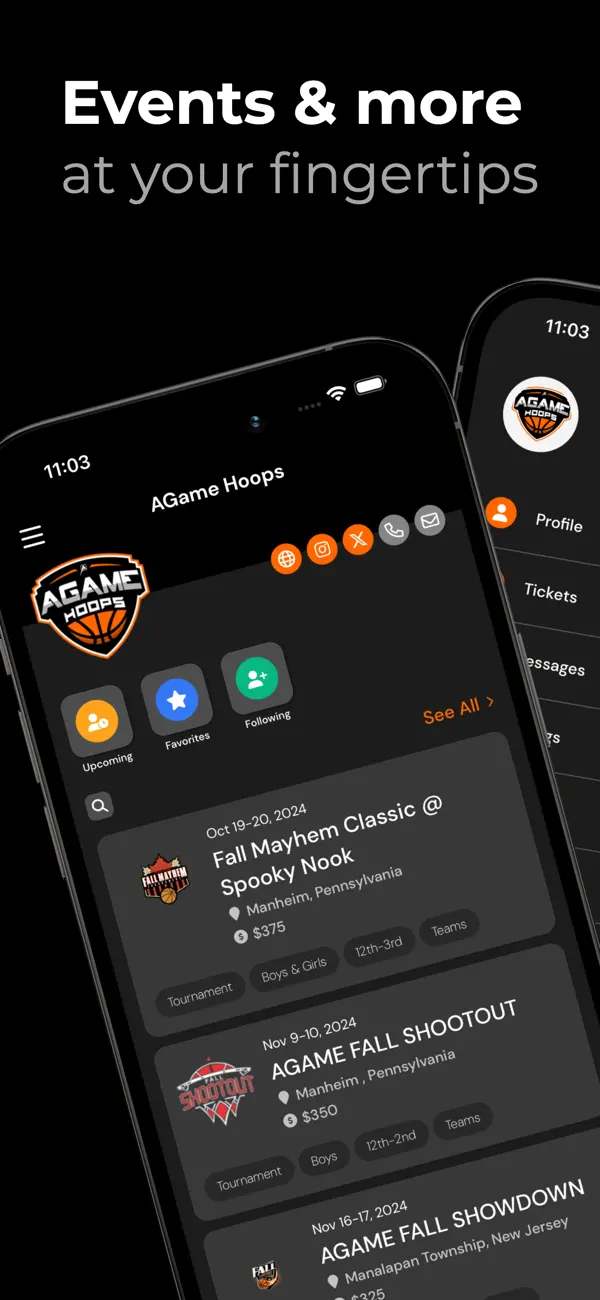 Screenshot #1 pour AGame Hoops