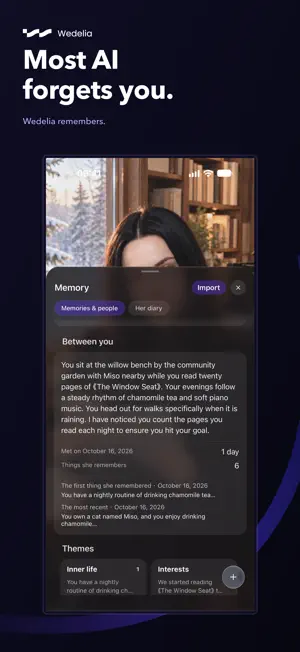 Wedelia: AI Companion screenshot 4