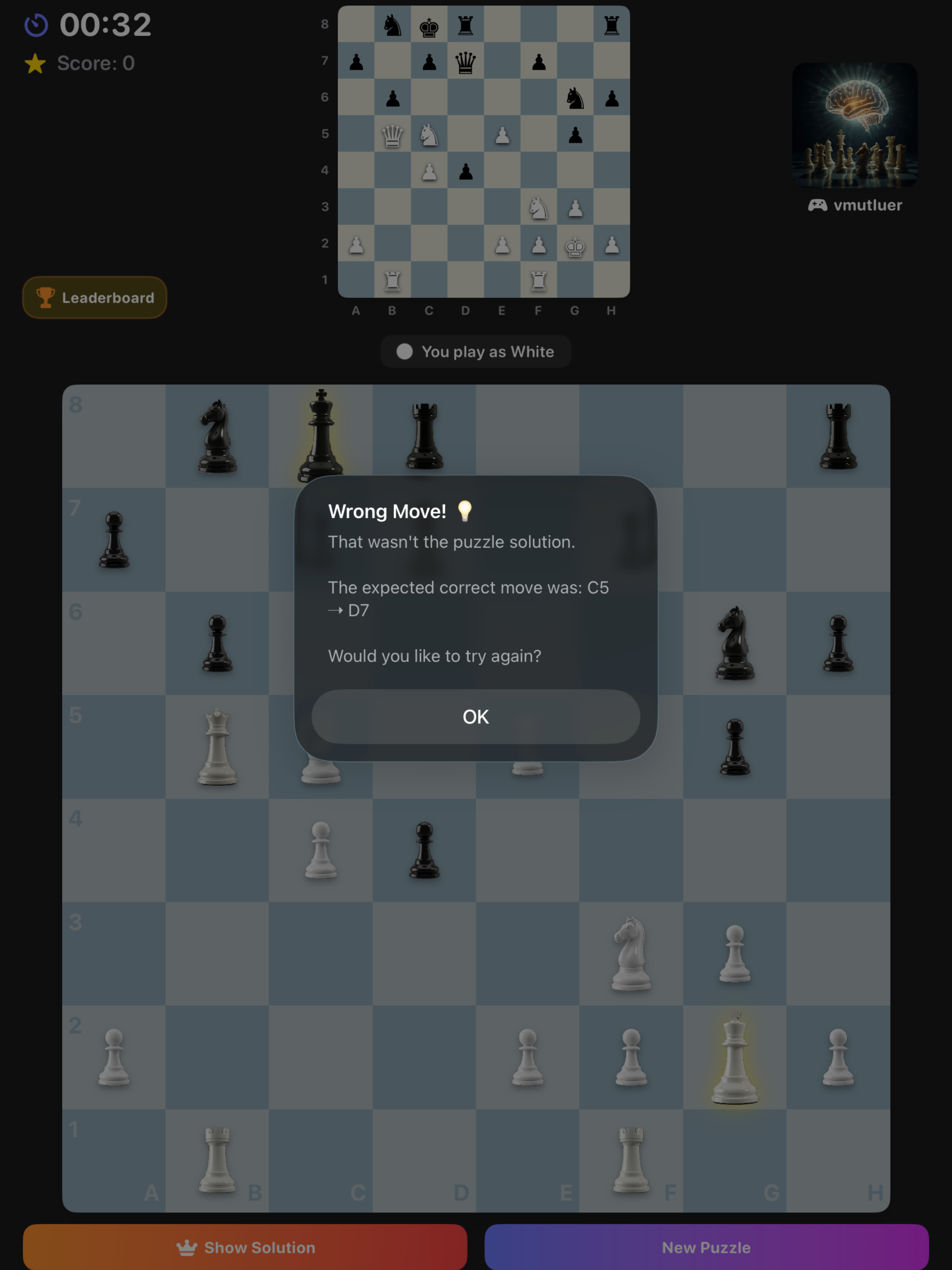 Mindful Chess: Chess Puzzles screenshot 16