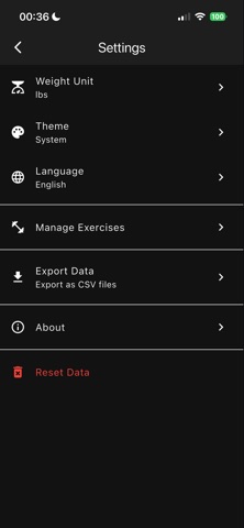 My Gym Logger screenshot