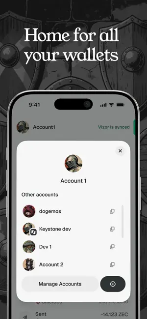 Vizor - Zcash Wallet screenshot 3