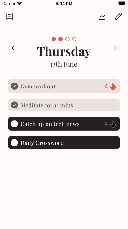 #1. Do This Daily (iOS) 由: Alexander Nicholson