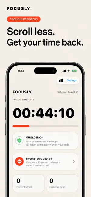 Focusly: Screen Time Control screenshot 3