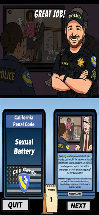 Cop Cards California APE screenshot 7