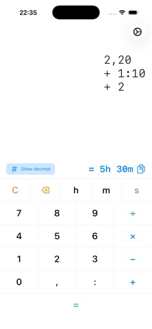 ChronoCalc Pro Screenshot 2 of 2