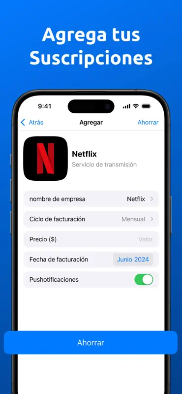 Seguimiento de Suscripciones screenshot 5 of 10