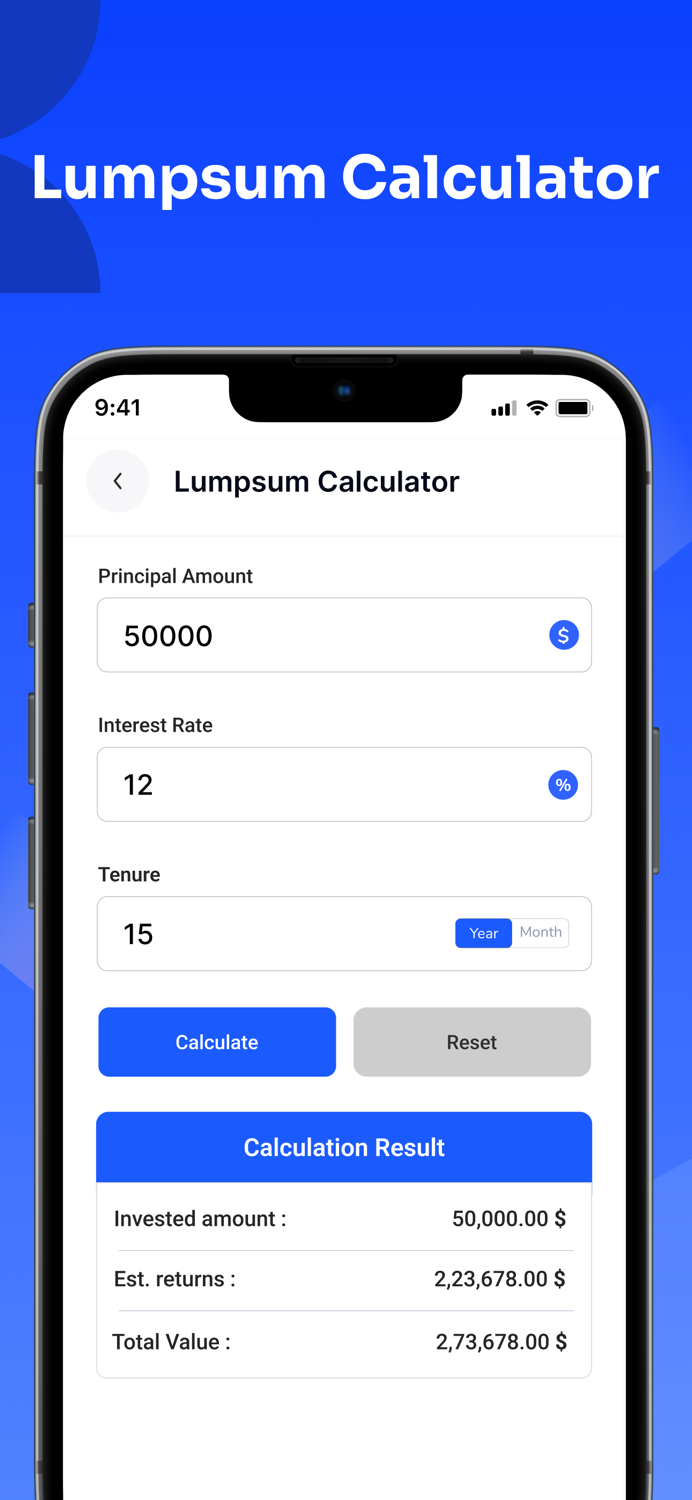 Finance - Loan EMI Calculator