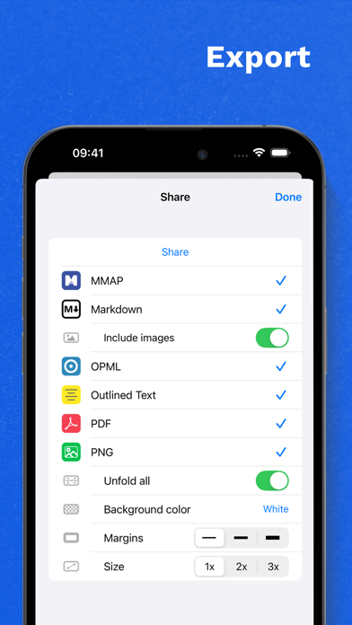 Escape - Mind Map & Outline iPhone screenshot 7 - Productivity app