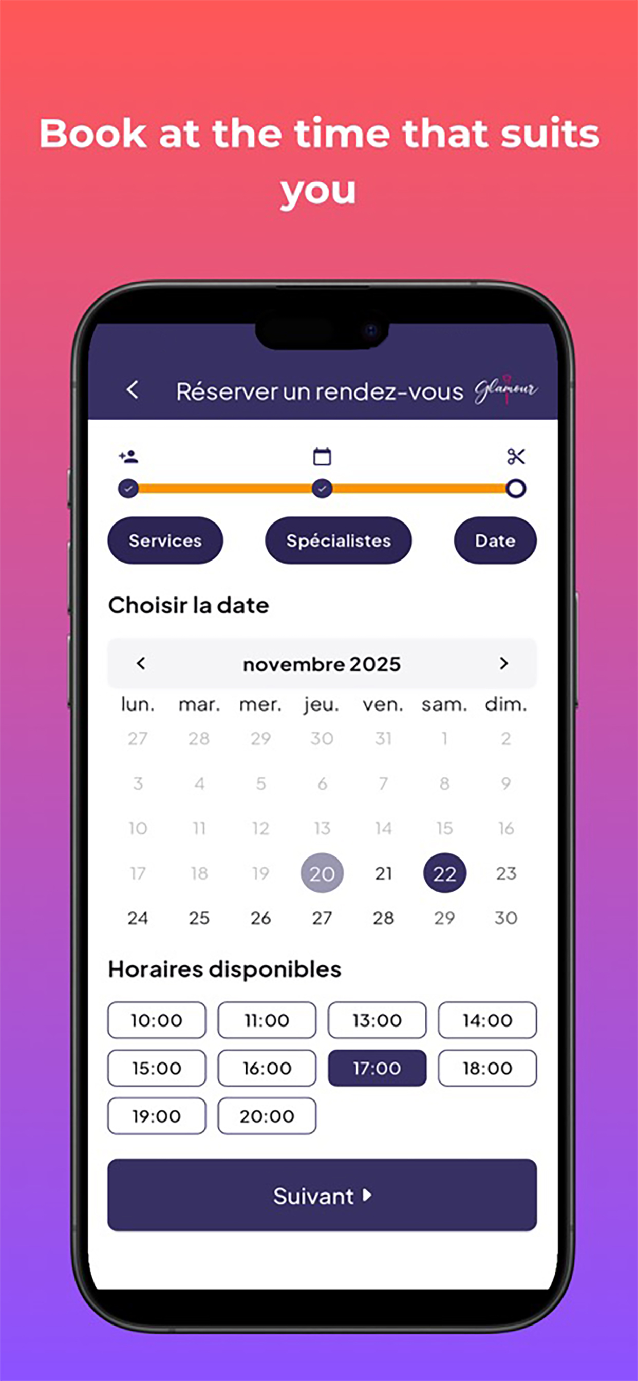 Glamour – Réservation Beauté screenshot 5