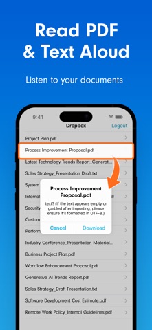 Voicepaper: PDF, eBooks & News screenshot