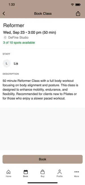 DeFine Pilates screenshot 3