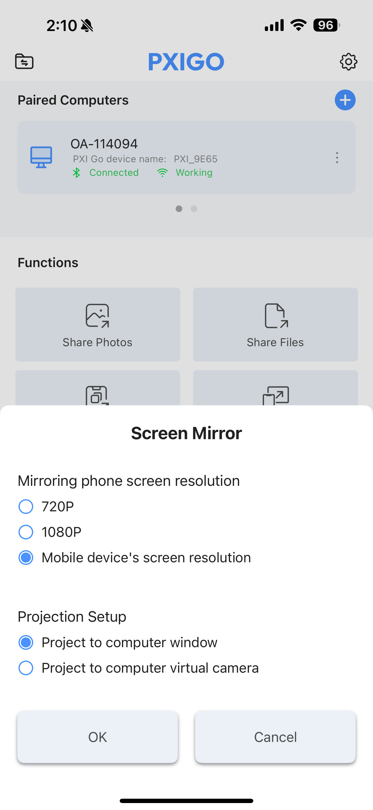 PXI Go X screenshot 2