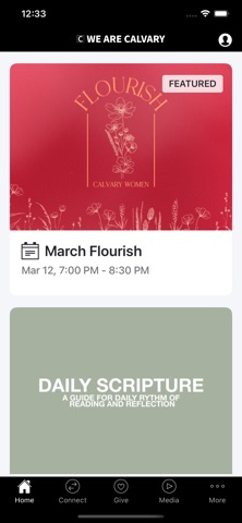 WE ARE CALVARY app screenshot