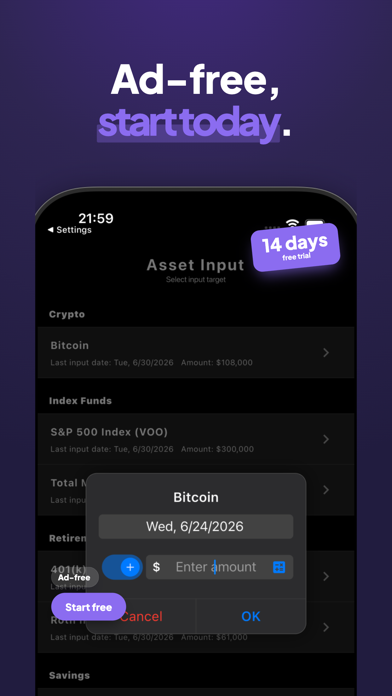 OneMoney+ - Net Worth Tracker Screenshot 7 of 7