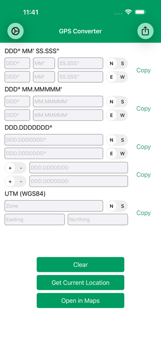 GPS Format Converter Screenshot 1 of 3