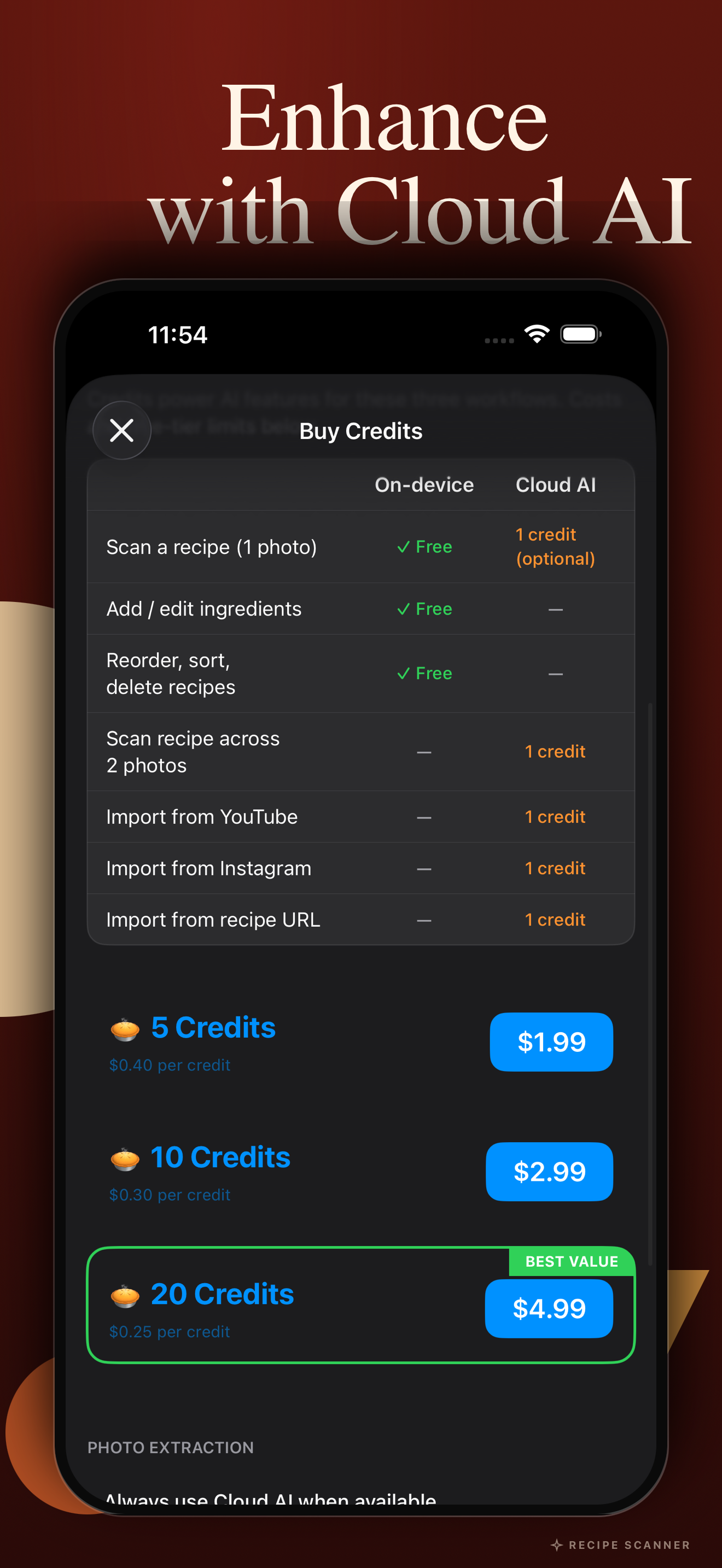 Recipe Scanner C