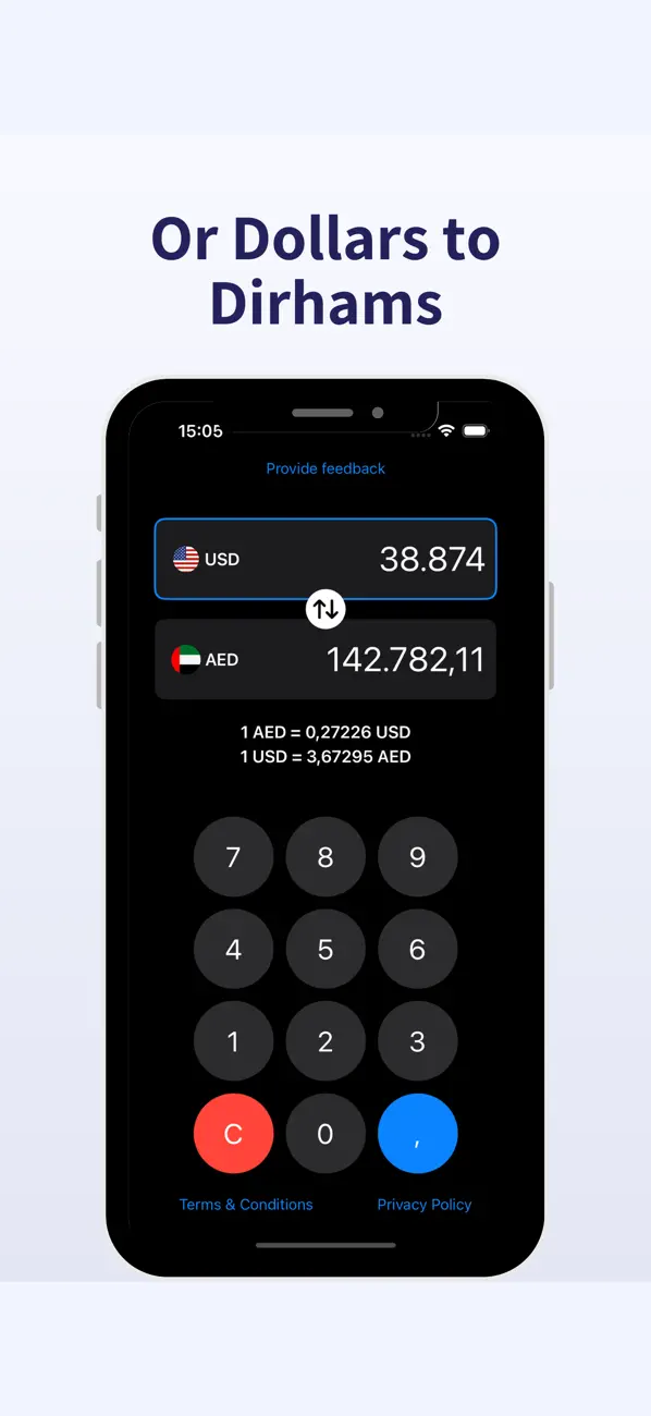 Screenshot #2 pour AED to Dollar