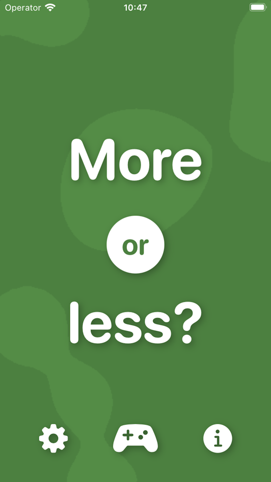 #1. More or less? (iOS) 由: Leszek Szary