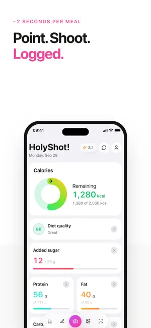 HolyShot: Sugar & Calorie AI screenshot 2