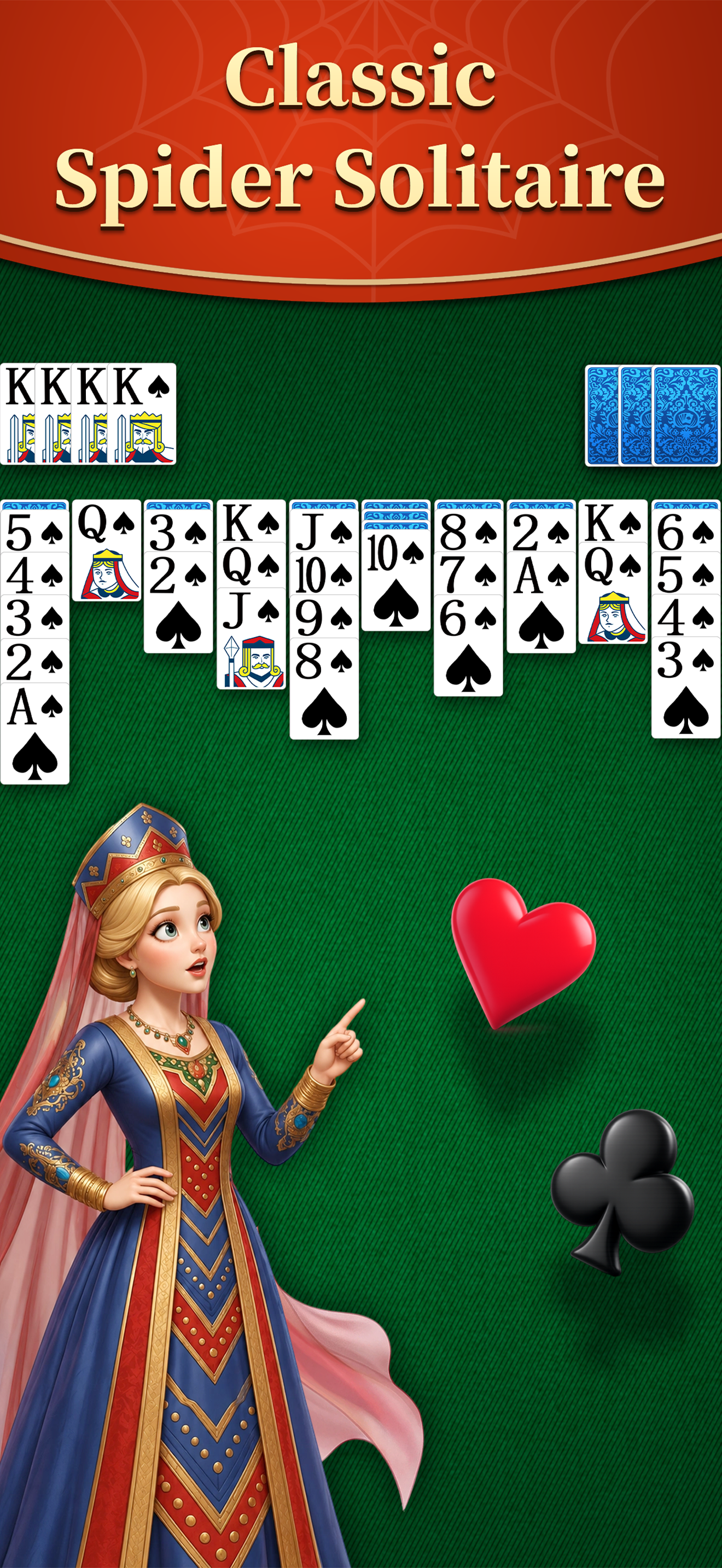 Spider Solitaire * Card Game