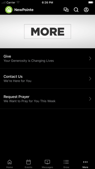 NewPointe Community Church Screenshot