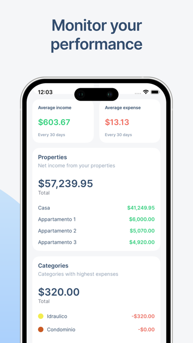 AffittoMio Property management iPhone screenshot 2 - Business app