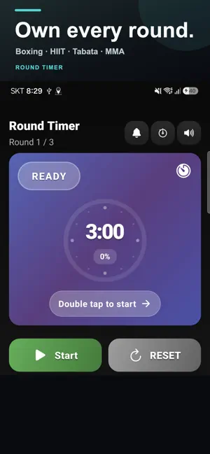 Round Timer - Boxing & HIIT screenshot 1