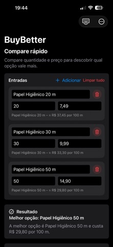 BuyBetter screenshot