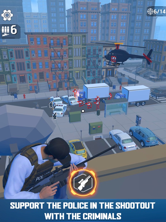 Cop Pursuit: Gun Shooting iPad screenshot 4 - Games app