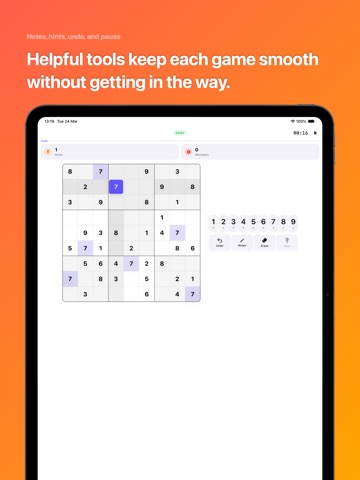 Gridvale - Sudoku iPad screenshot