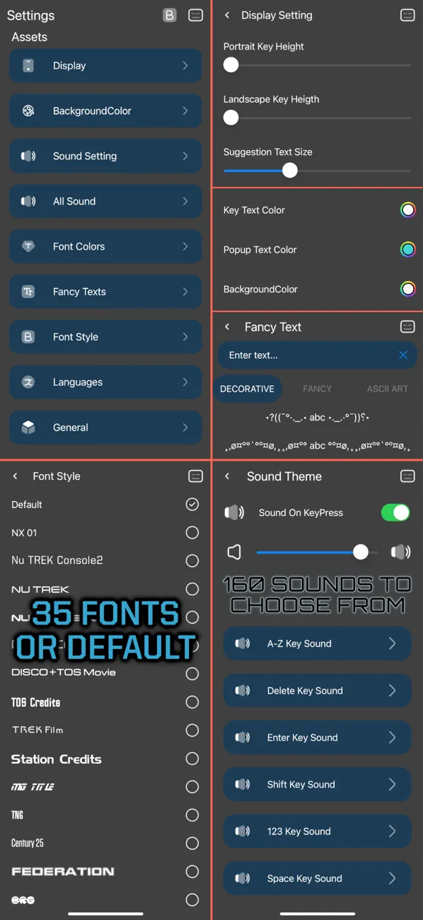 Screenshot #2 pour Sci-Fi Keyboard