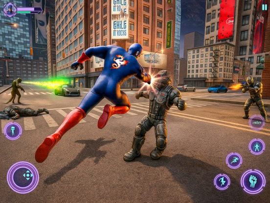 Grand Superhero Justice Sim iPad screenshot 5 - Games app